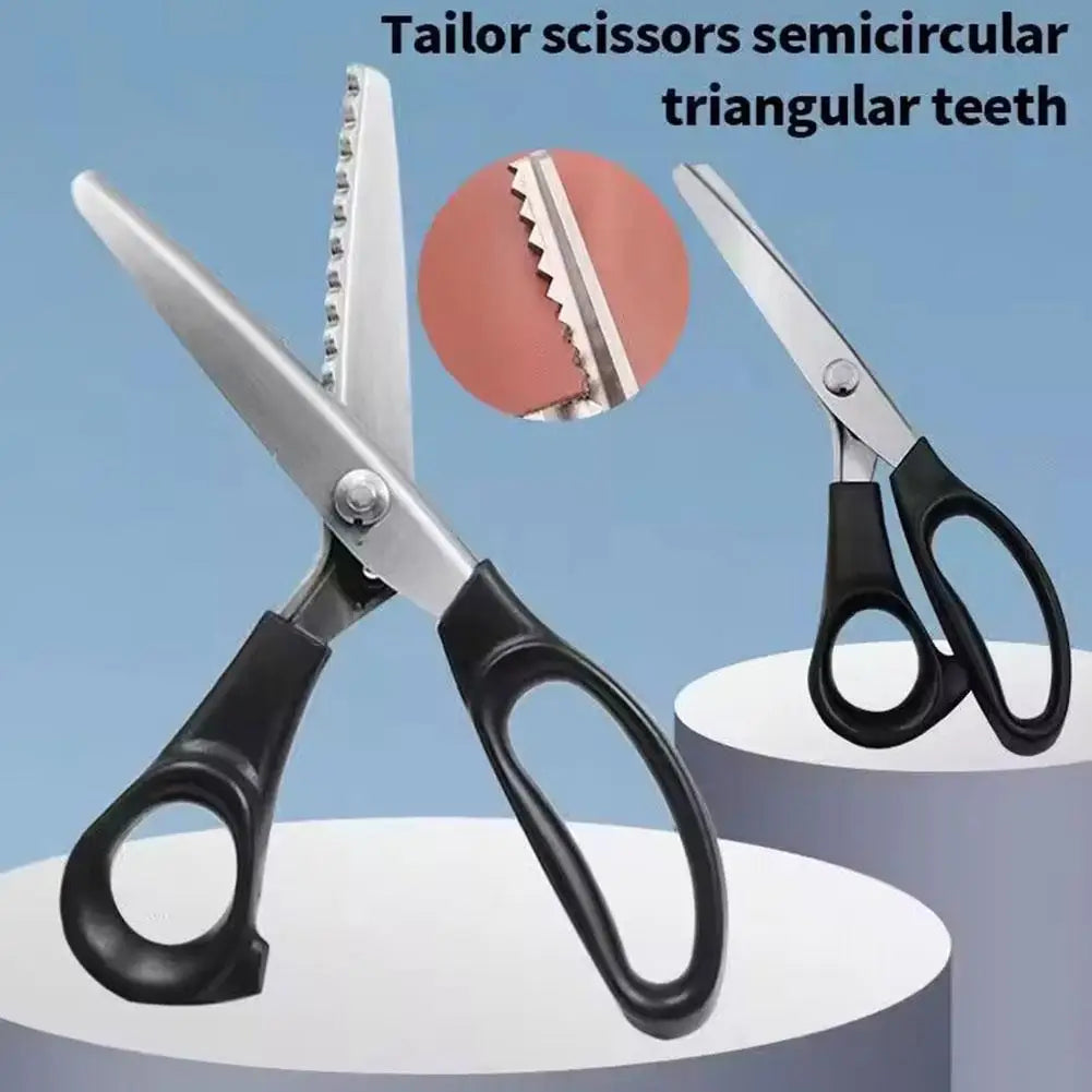 Pinking Shears Stainless Steel Zig Zag Scissors for Sewing & Crafts Pinking Shears Zpaxo
