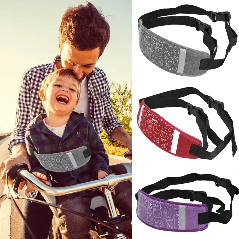 Reflective Kids Motorcycle Safety Harness | Adjustable Riding Strap
