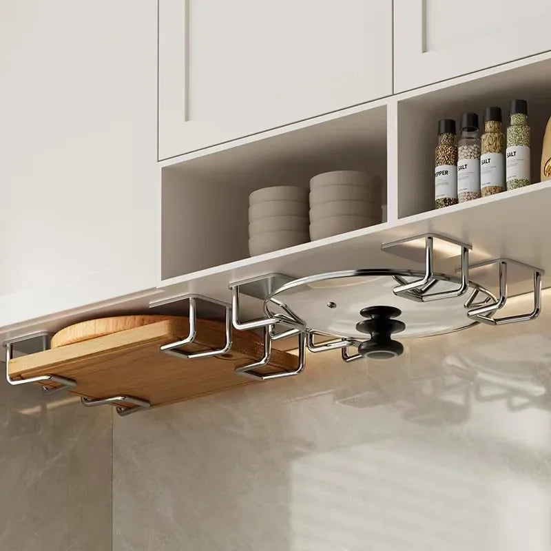 Kitchen Sponges Holder Stainless Steel Sink Sponges Drain Drying Rack Self Adhesive Storage Holder Hooks Bathroom Organizer Zpaxo