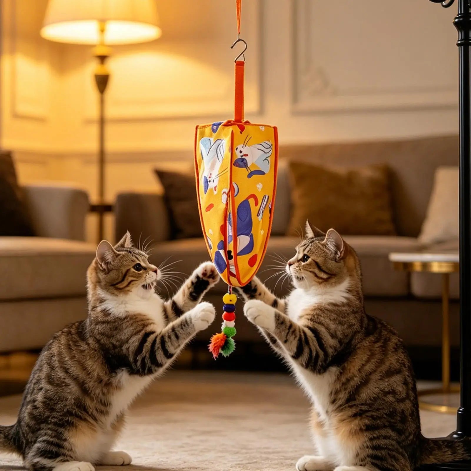 Automatic Cat Toy Rechargeable Activities Teaser Stimulating Toys