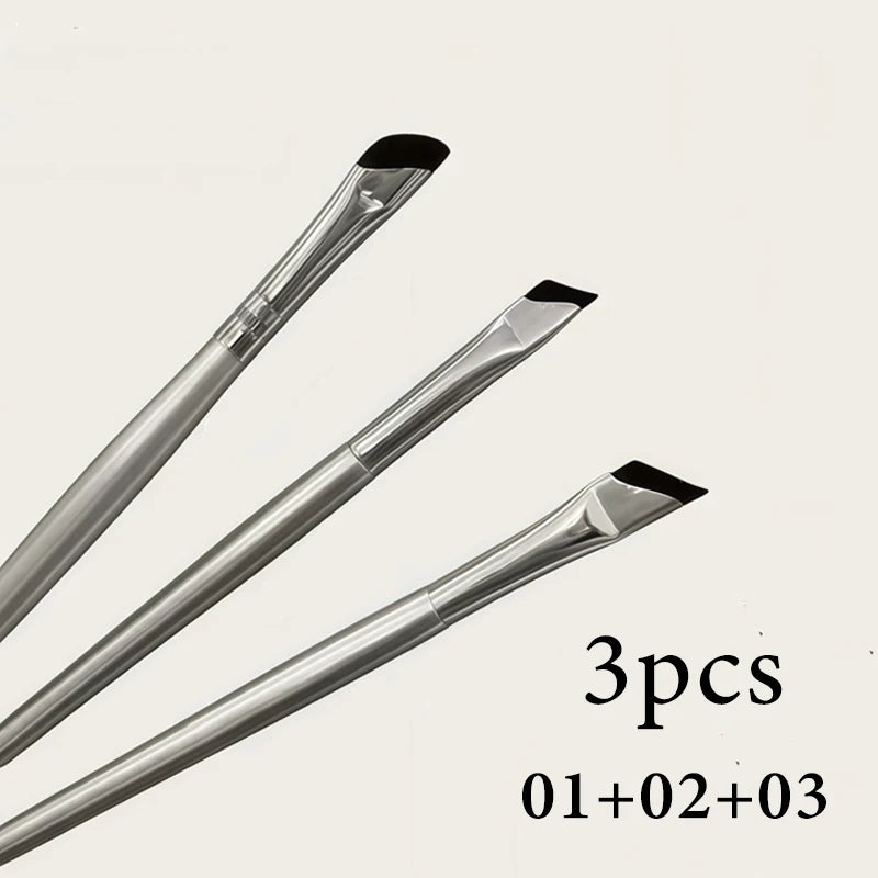 1 2 Professional Ultra Thin Angled Eye Liner Brush Fine Angle Flat Zpaxo 01-02-03