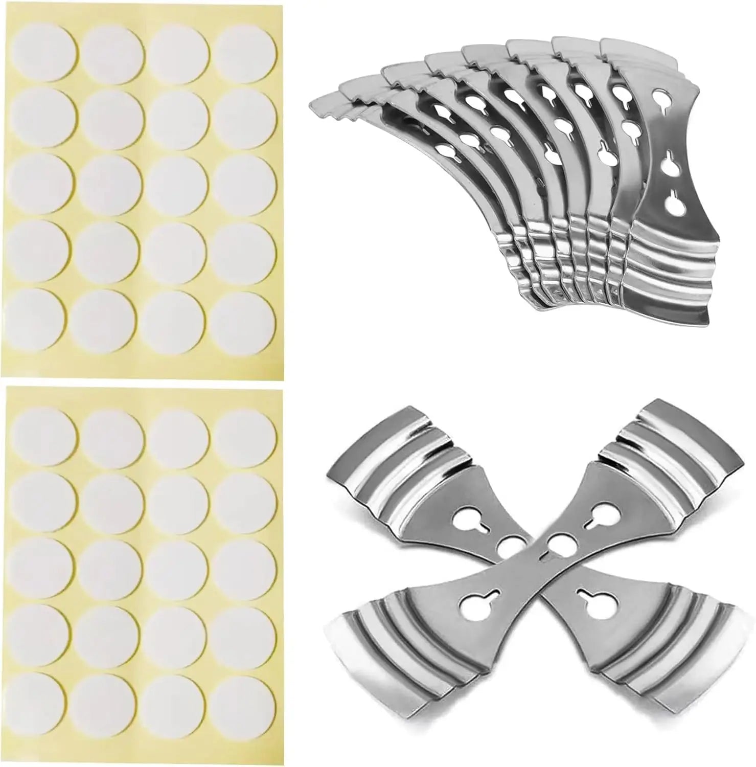 Metal Candle Wick Holder & Centering Tool Set + Wick Stickers Candle Making Tools Zpaxo