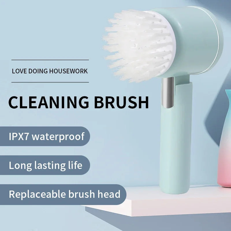 Wireless Handheld Electric dishwasher Kitchen Rechargeable Electric Cleaning Brush Bathroom Tile Professional cleaning Machine Zpaxo