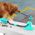 Dog Toys Suction Cups Pull Ropes Food Dispensing Balls Tpr Pet Zpaxo Lake Blue one size