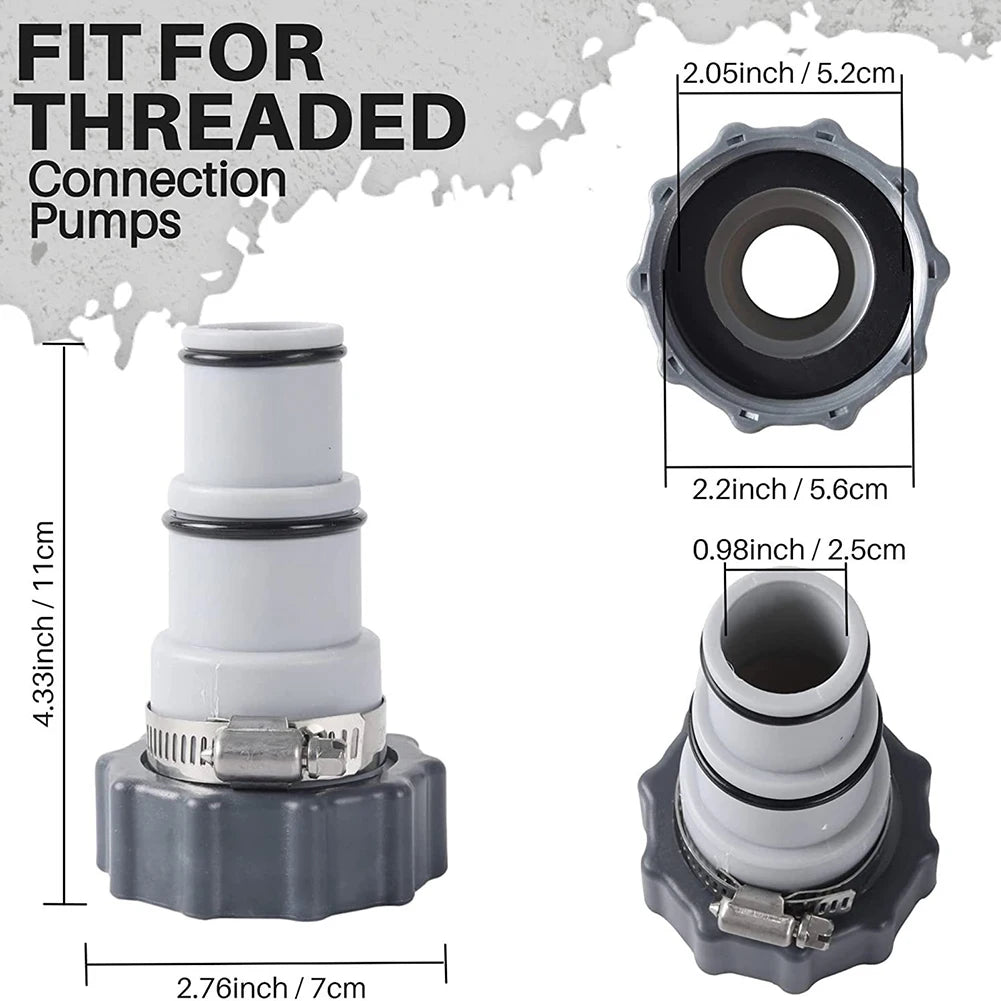 Hose Adapter Collar Drain Plug Connector Replacement Pumps Connection Zpaxo