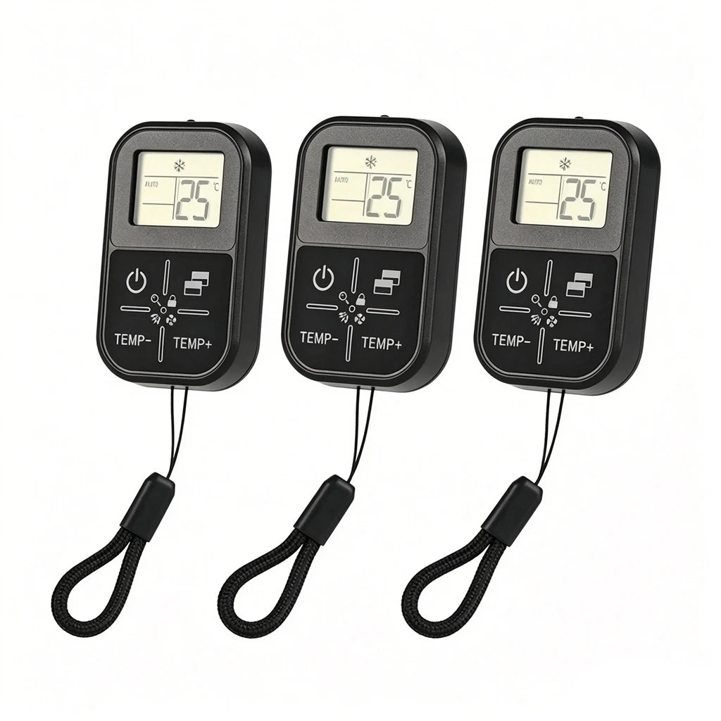 Mini English Universal Air Conditioner Remote Control Equipped Indoor Zpaxo 3pcs-regular