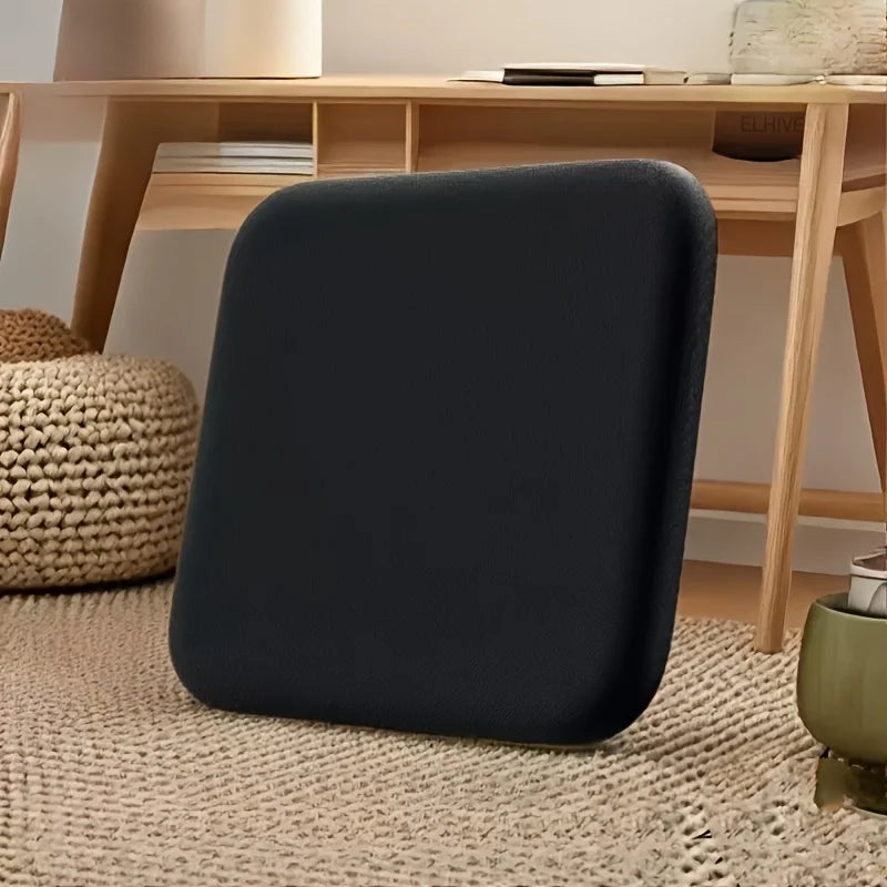 1 Ergonomic Memory Foam Cushion | Slow Rebound, Anti-Flat Design, Ideal for Office Chairs, Odorless, Square, Perfect for Gifting Zpaxo As shown