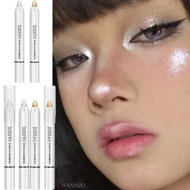 Lying Silkworm Pen Monochrome Brightener Pencil Bright Eyes Lasting