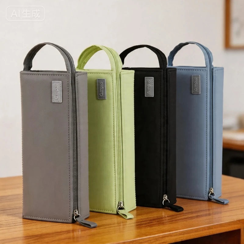Mega Pencil Case 20+ Slots Mesh Pockets Rigid Non-bend Design 90