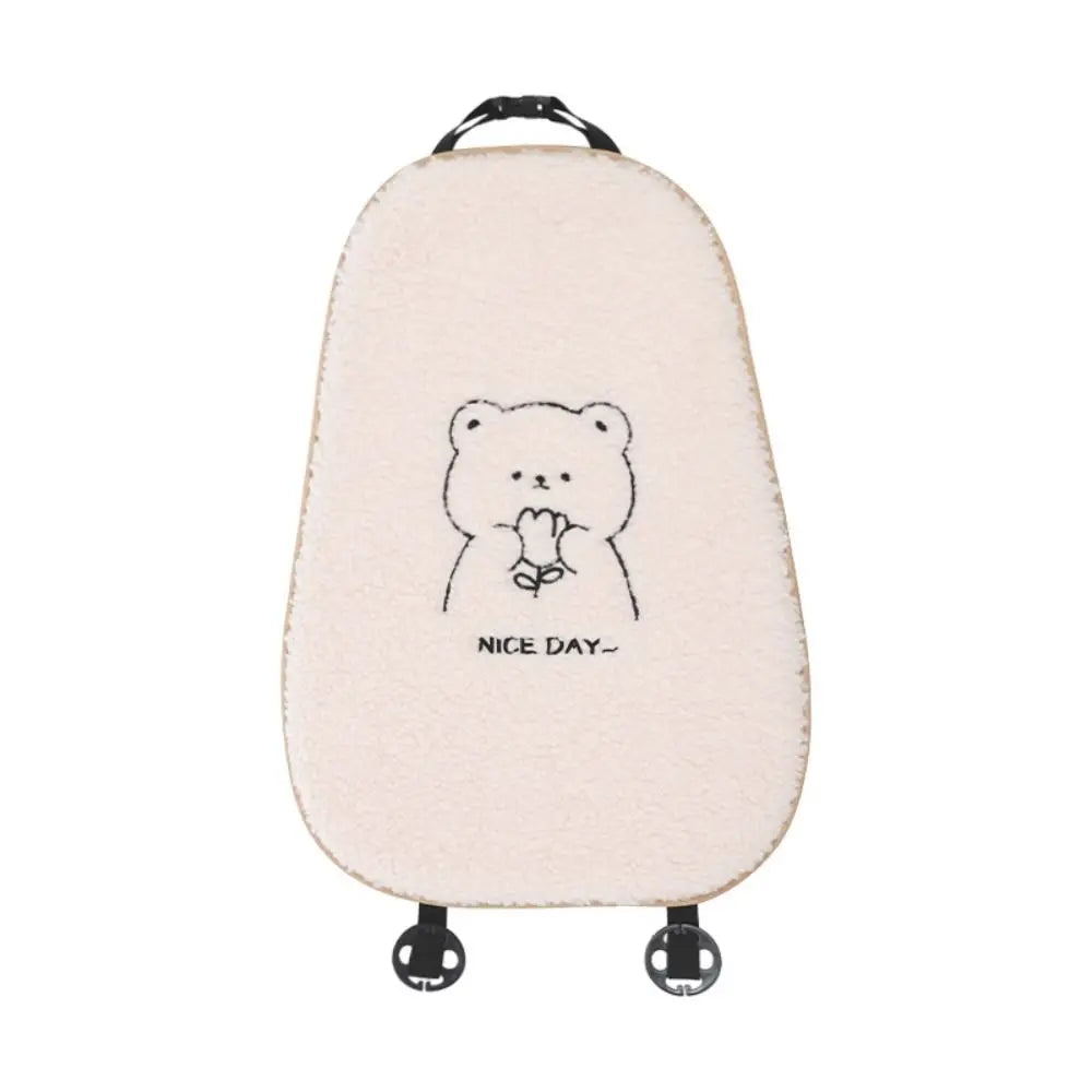 Furry Anti Slip Car Warm Seat Cushion Soft Universal Winter Cartoon Zpaxo