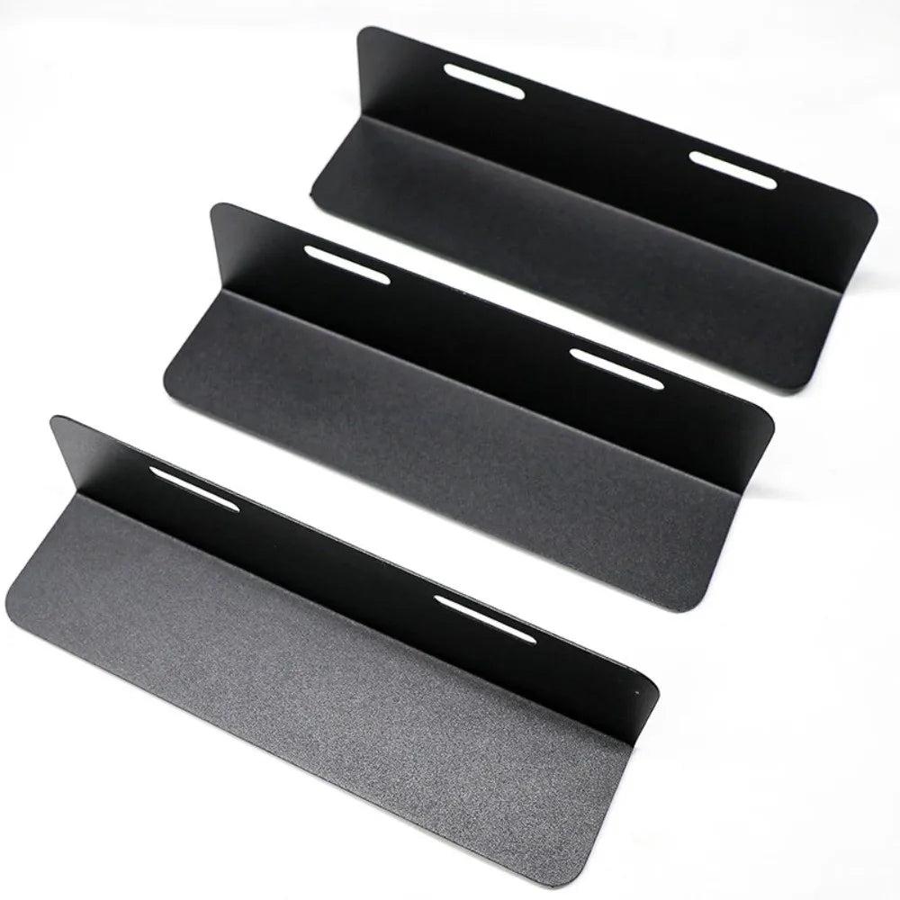 Non-slip Car Trunk Divider Sturdy Locking System Metal Dividers Boot Zpaxo Black