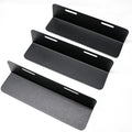 Non-slip Car Trunk Divider Sturdy Locking System Metal Dividers Boot Zpaxo Black