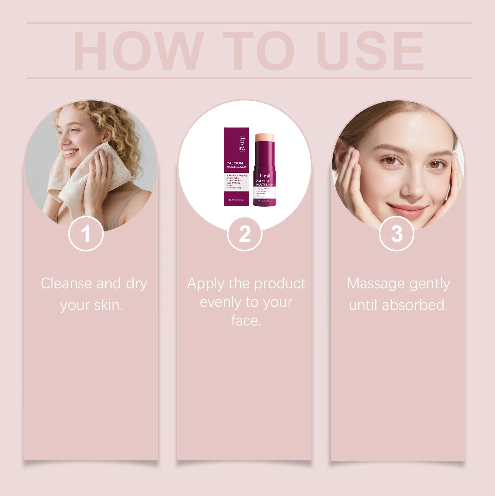 Hoygi Portable Solid Moisturizing Face Stick Lightweight Hydration Balm Winter Skincare Travel Friendly On the Go Moisturizer Zpaxo