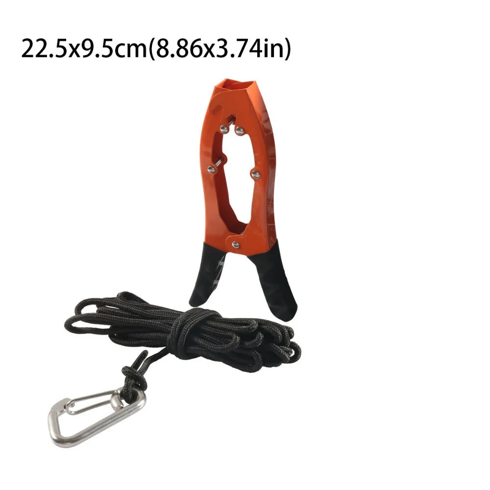 Easy Docking Paracord Canoe Grip Galvanized Steels Portable Brush Clamp Rope Easy Mounting Brush Gripper Camping Zpaxo Orange set