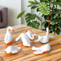 Dashboard Figurines 6 Geese Car Interior Statue Decor Desktop
