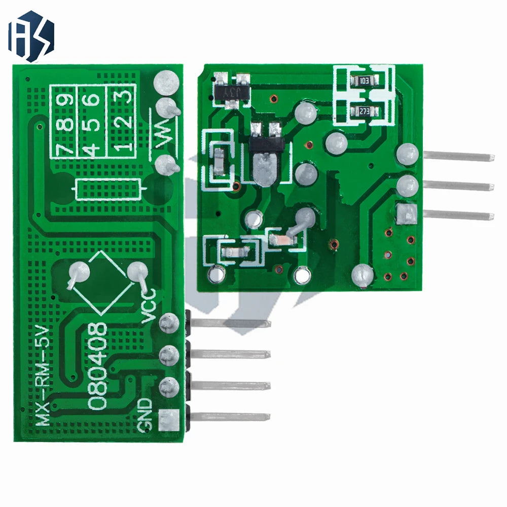 433 Mhz RF Transmitter Receiver Module Link ARM MCU WL DIY 433MHZ Zpaxo