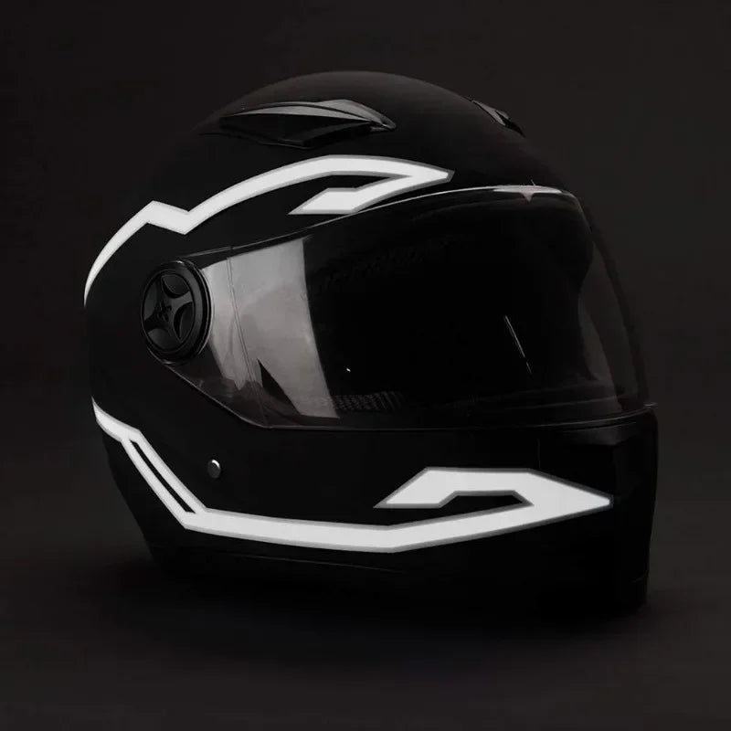 4-in-1 LED Motorcycle Helmet Light Strip Kit – 3 Glow Modes