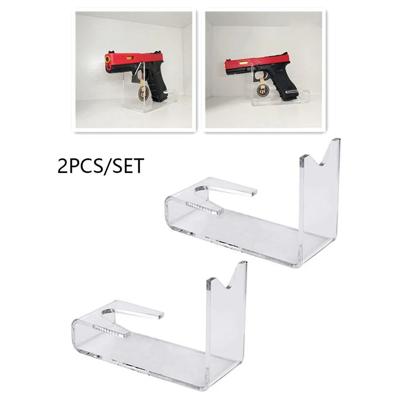1 Pistol Display Stand Unique Design Universal Toys Gun Holder