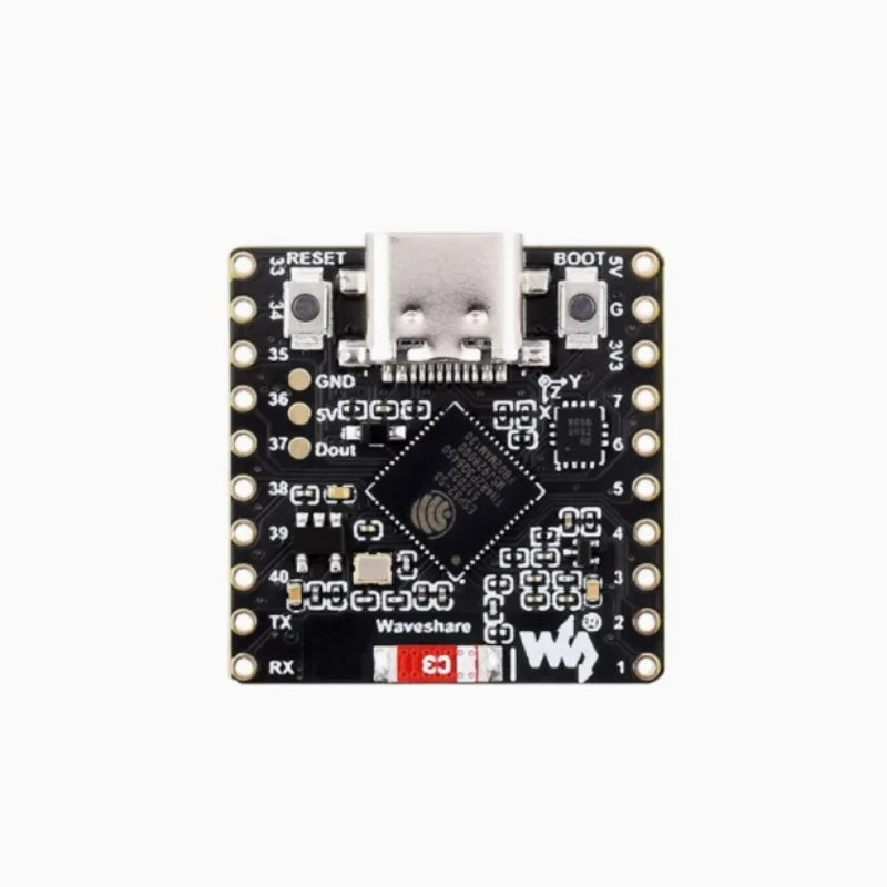 ESP32-S3 Matrix 8x8 RGB-LED-WiFi Bluetooth With QST Attitude Gyro Sensor QMI8658C Zpaxo Default Title