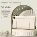 Graphene USB Heated Hand Warmer Gloves – Adjustable Temp Heated Hand Warmer Zpaxo White