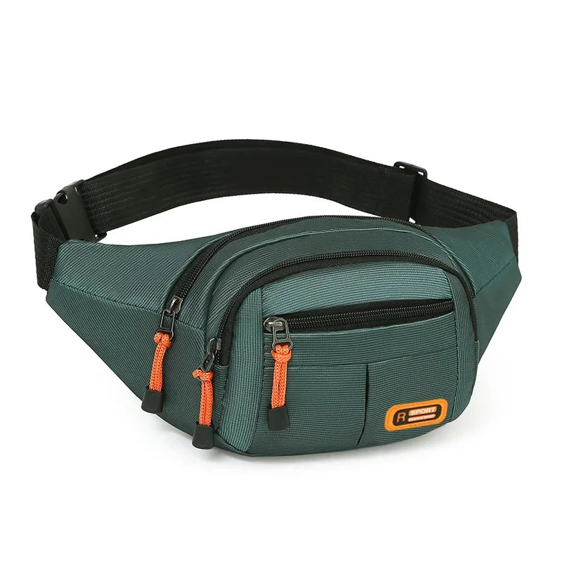 Mobile Waist Bag For Both Men And Women Multifunctional Large Capacity Anti Splash Business Wear-resistant Construction Site Zpaxo green
