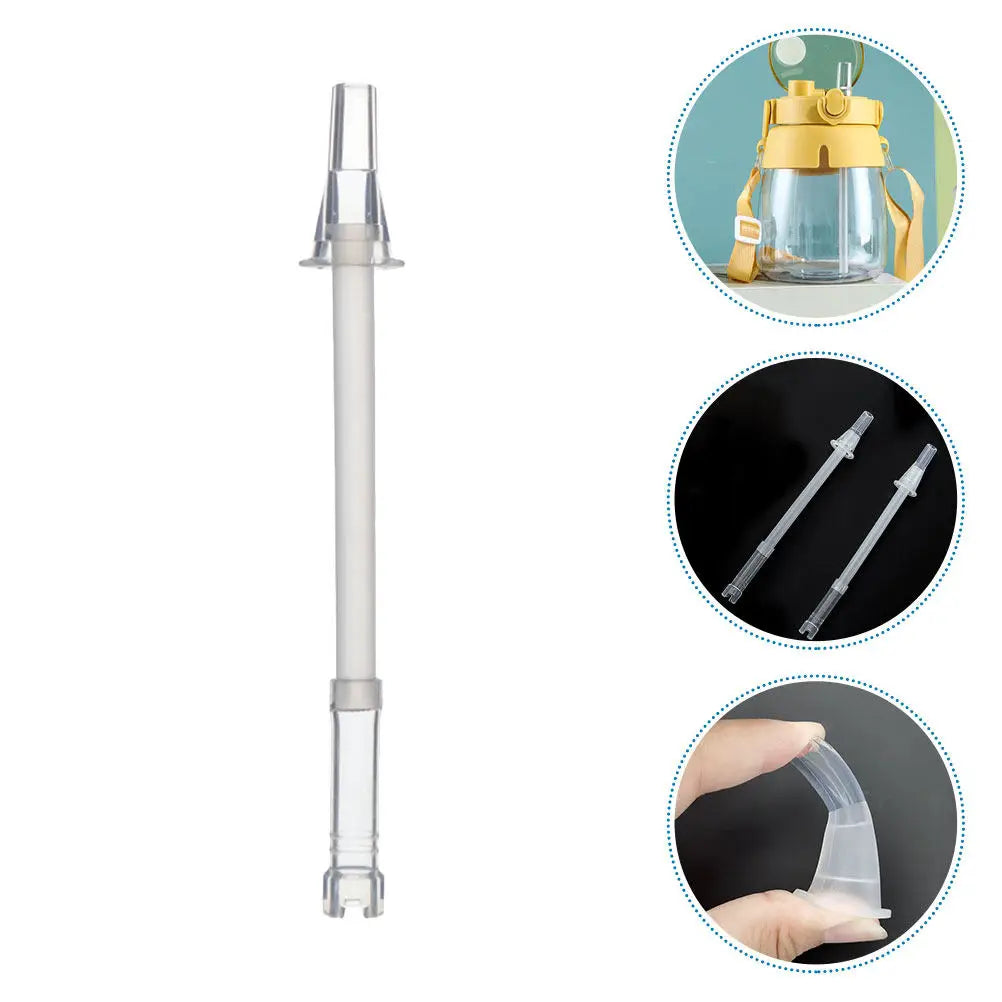 Flexible Silicone Straws Reusable Tumbler Insulated Mugs Juice