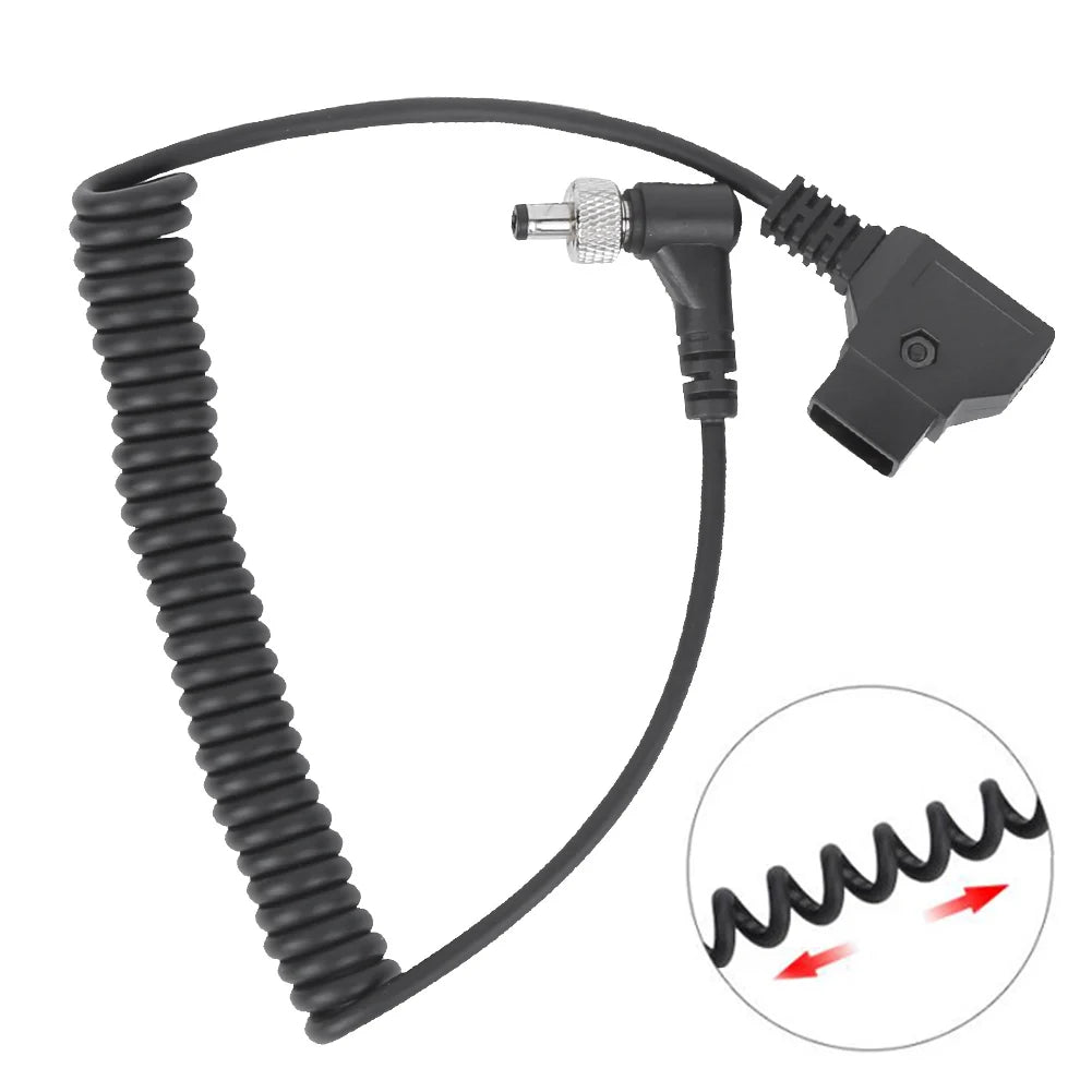 D& 8209 TAP Plug Port Monitor Supply Cable Plastic Black Spring Power