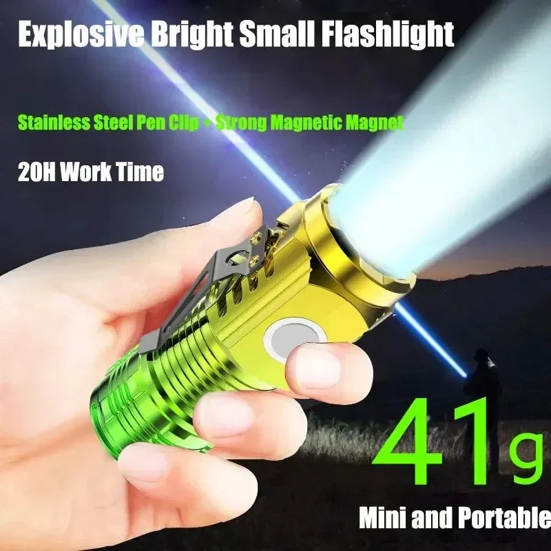ESMARTER Mini LED Flashlight – USB Rechargeable, 1000 Lumen LED Flashlight Zpaxo