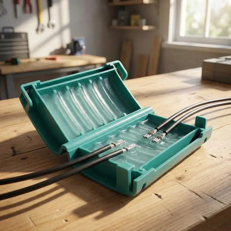 CNP31 Gel Wire Connector Waterproof Set Reliable Junction Box for CMK Block Home Garden Lighting Zpaxo