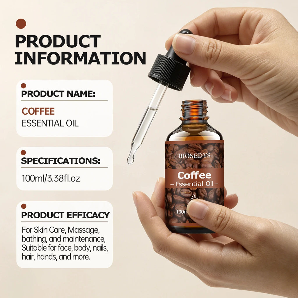 COFFEE ESSENTIAL OIL Moisturizing Nourishing Massage Suitable Zpaxo