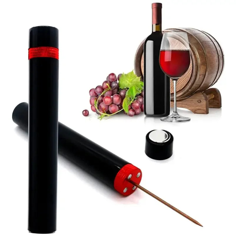 Newest Air Pressure Pump Wine Bottle Opener Portable Stainless Steel Pin Easy Cork Remover Corkscrew for Home Party Wine Lovers Zpaxo