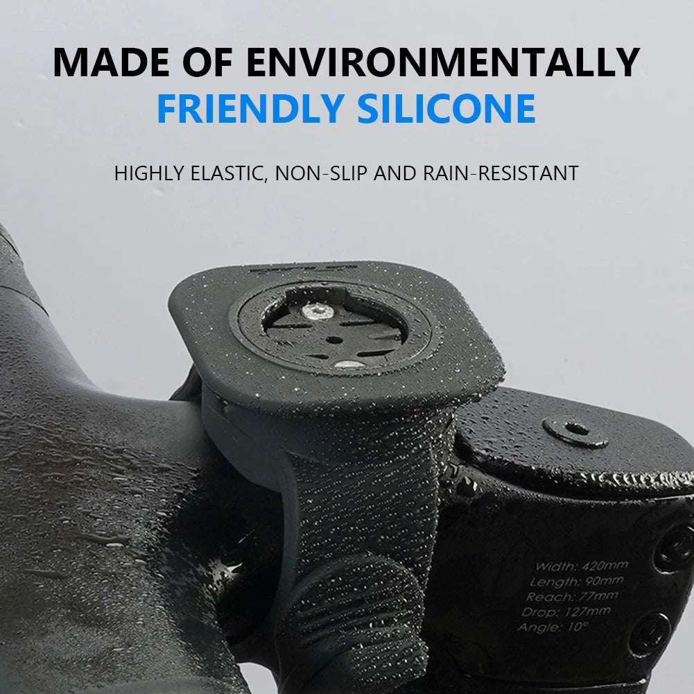 Anti Slip Base Silicone Bicycle Computer Bracket Code Meter Holder