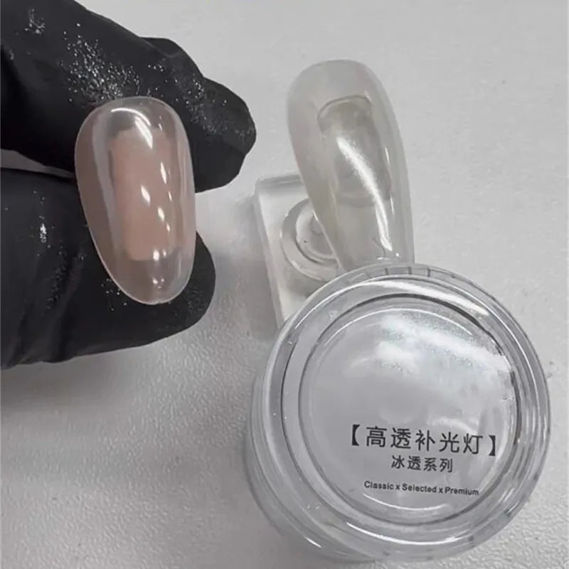 1 Jars Mirror Bright Plating Aurora Chrome Powder Nails Moonlight