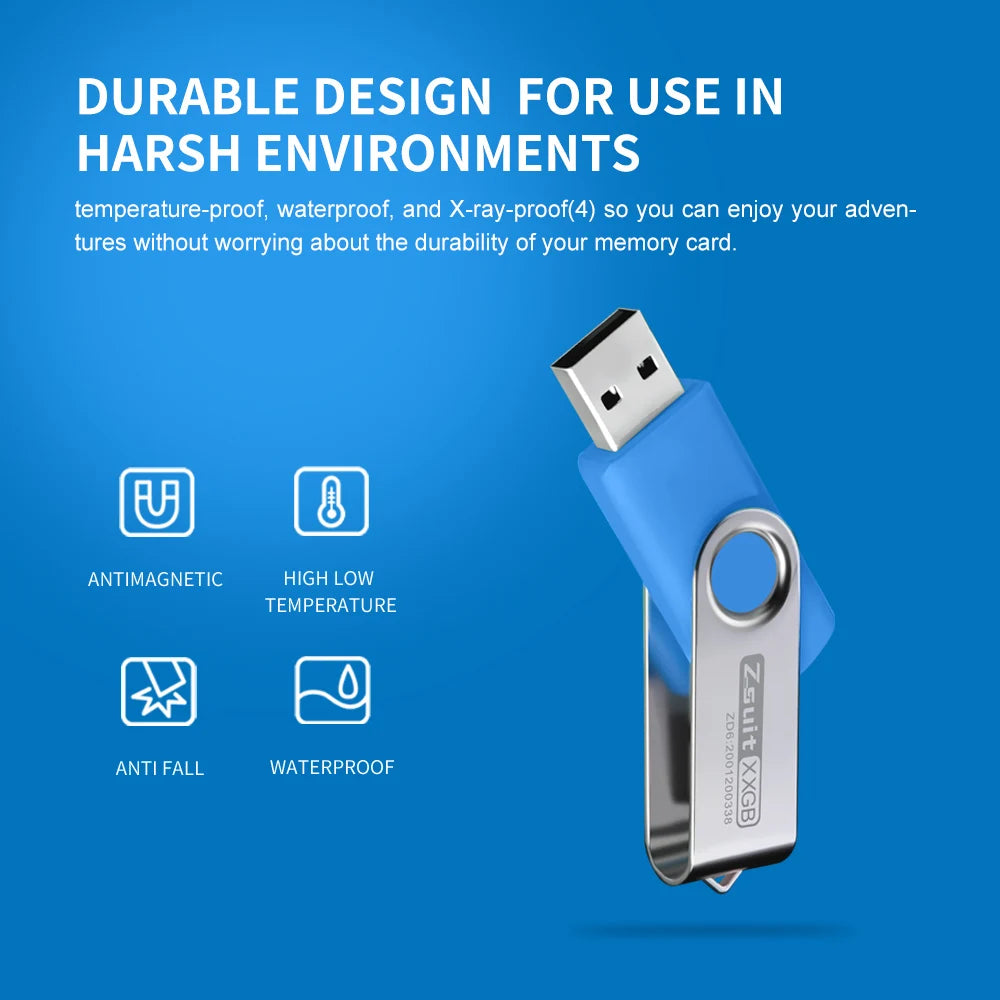 Zsuit 10 Pcs Free Custom USB Flash Drives 4GB 8GB 16GB Pen Drive 32GB 64GB 128GB USB Sticks Pendrive 512MB Gift Memory Stick USB Zpaxo