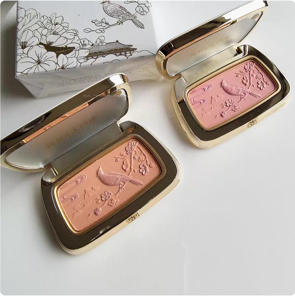MAOGEPING Feather Light Blusher Featherlight Texture Rosiness Cheek Zpaxo