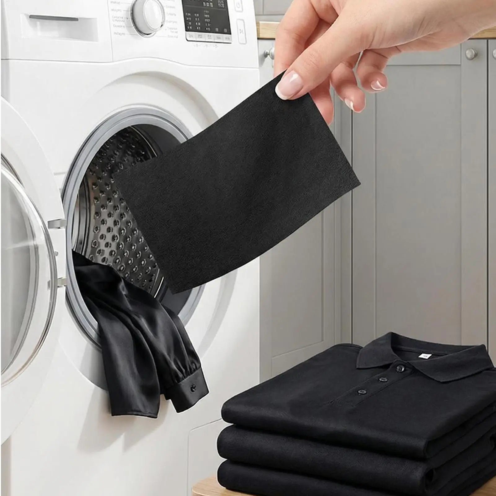 Black Fabric Dye 10-Pieces Fiber Restorer Tablet Synthetic Laundry