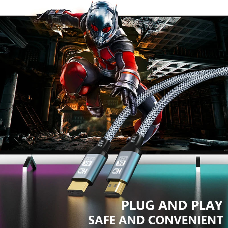 0 5-1 5M HDTV 8K Cable 60HZ 2 1V 4K 144HZ 3D TV Speed Computer Zpaxo