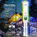 ESMARTER 30W Zoomable LED Flashlight – Magnetic, 8 Modes, IP65