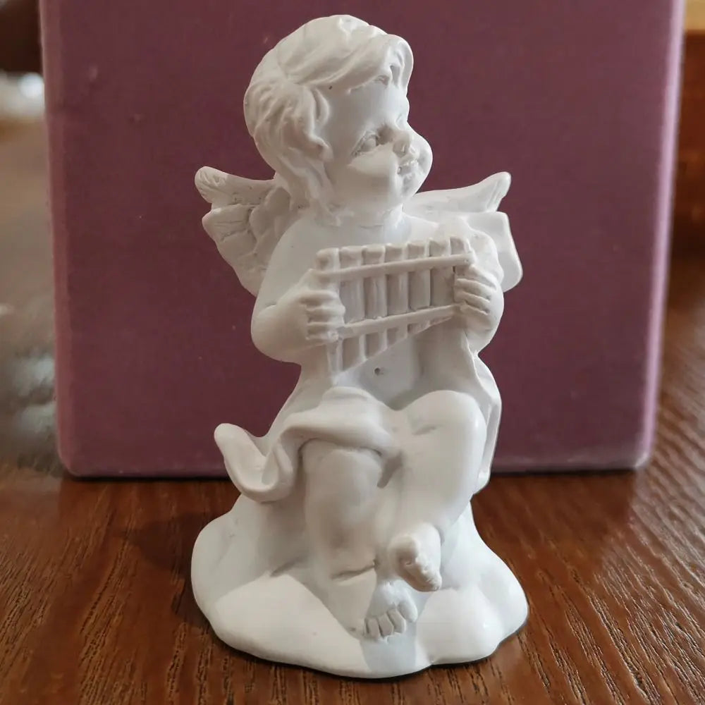 Angel Resin Crafts Photo Props Home Decoration Character Sculpture Cupid Angel Statue Garden Ornaments Desktop Figurine Zpaxo