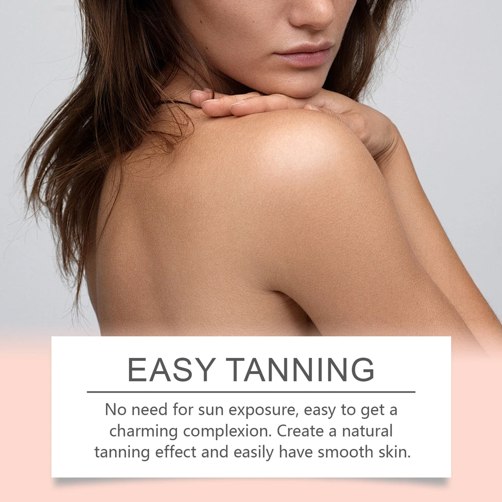 Herbal Sunless Self Tanner Drops – Natural Bronzer & Moisturizer Self Tanning Serum Zpaxo