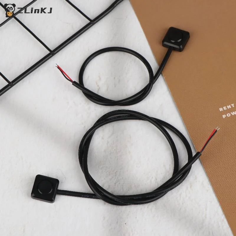 ▶1PCS Car Modification Adhesive Switches, Mini Momentary Push Buttons, Adhesive DIY Car Push Buttons, 12V ON/OFF Buttons Zpaxo