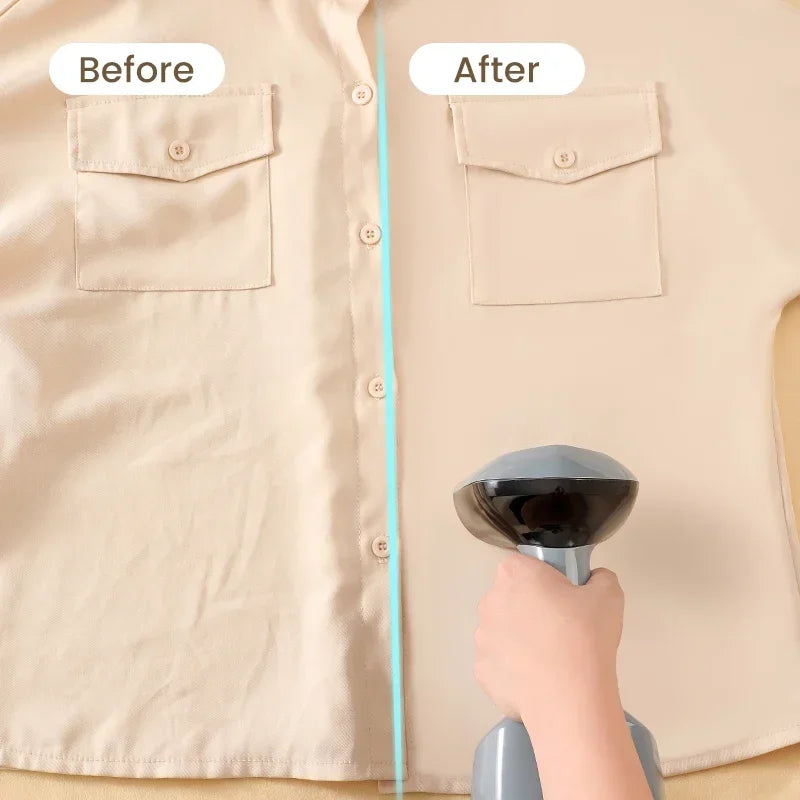 Foldable Ironing Machine 1500W Fast-Heat Garment Steamer Household Electric Fabric Steamer for Home Travel Handheld Steam Iron Zpaxo