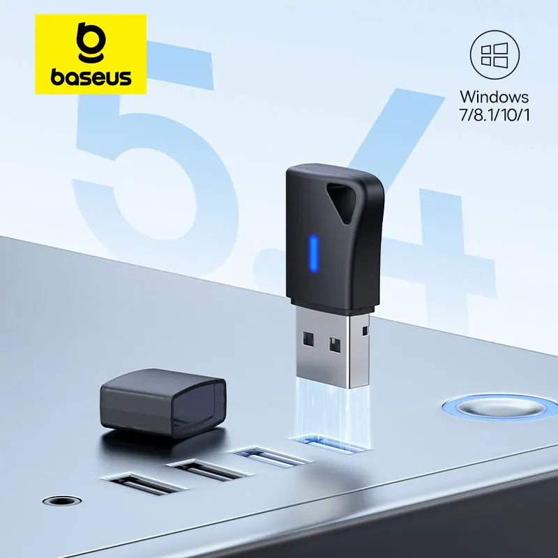 Baseus BA04+ Wireless Audio Adapter Windows 7 8 1 10 11 Systems Fast