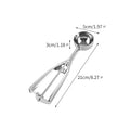 Ice Cream Scoop with Trigger Stainless Steel Cookie Scoop for Baking Fruit Cookie Dough Cupcake Zpaxo M