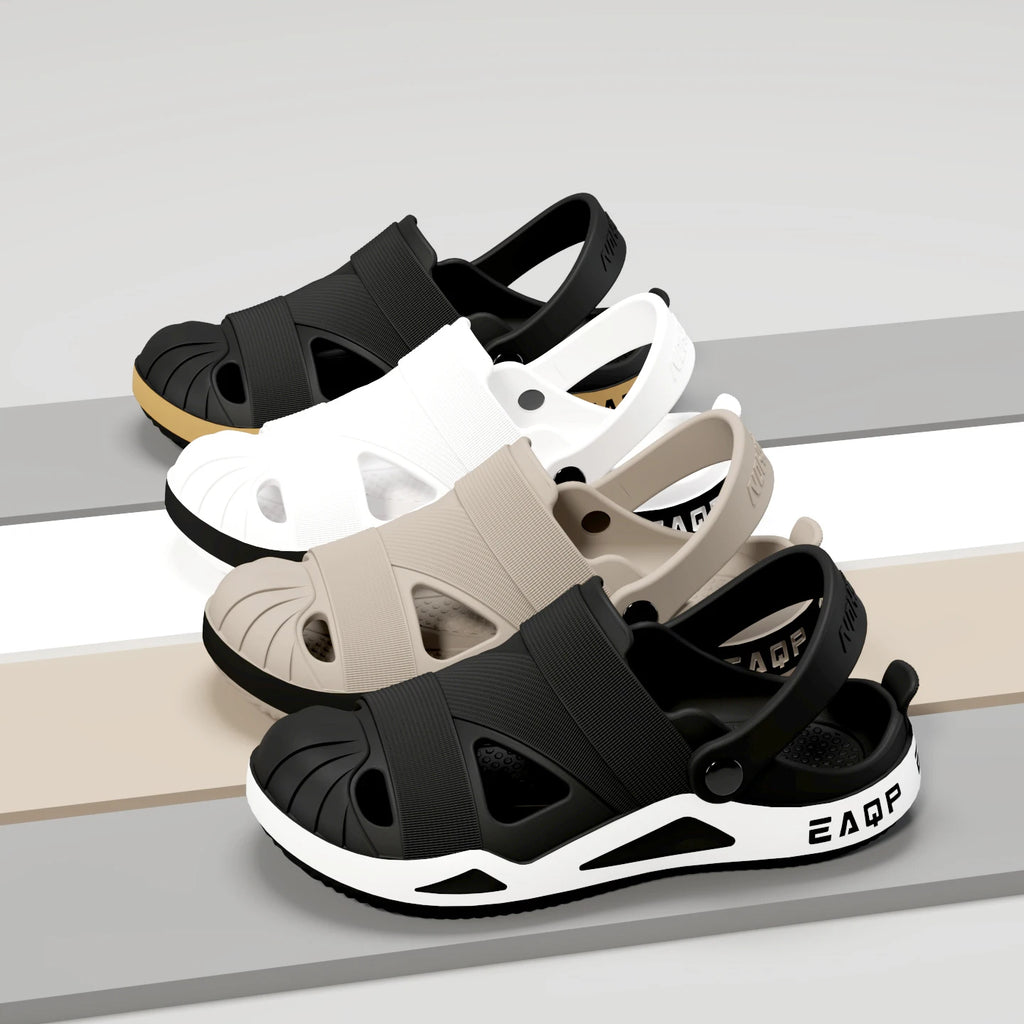 Men's Breathable Summer Clogs Anti-slip Outdoor Beach Shoes Casual