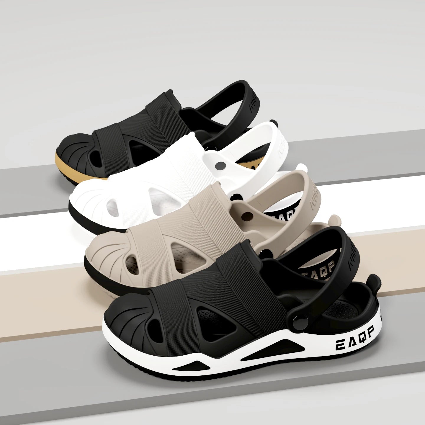 Men's Breathable Summer Clogs Anti-slip Outdoor Beach Shoes Casual