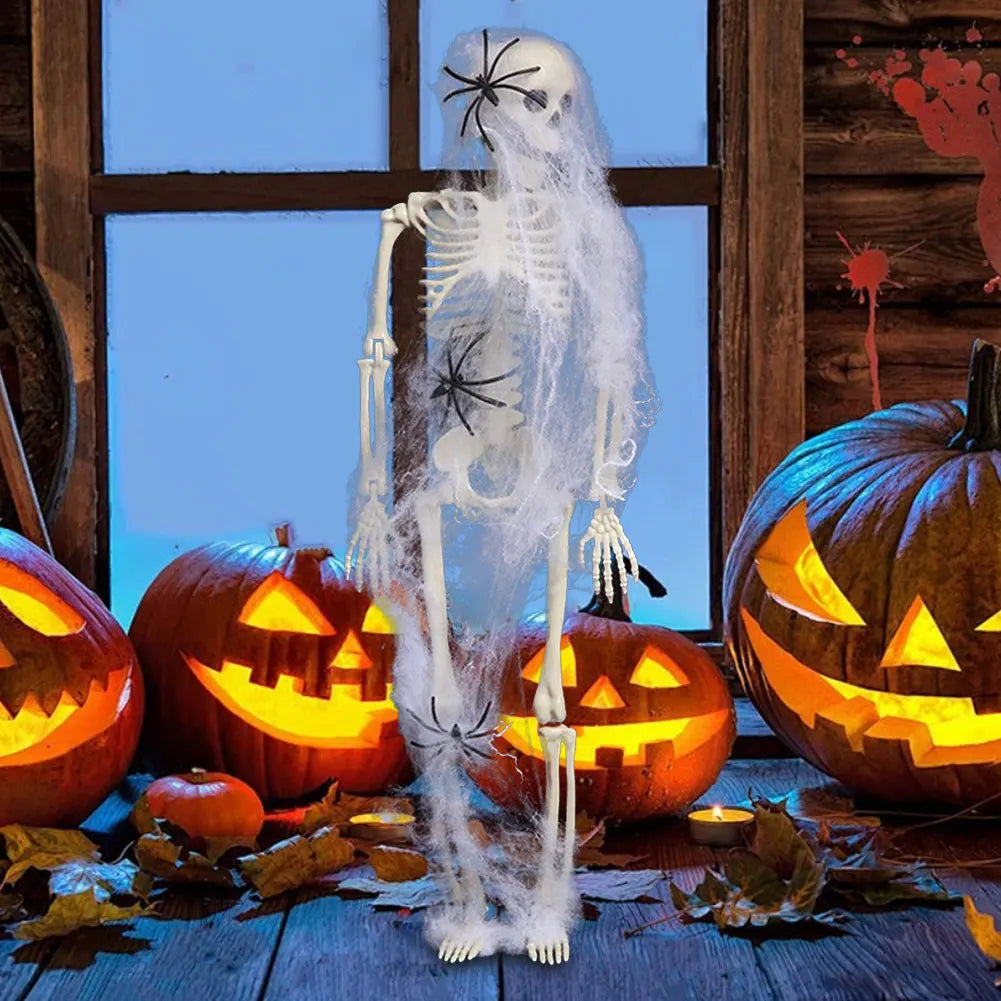 Halloween Skeleton Decoration Full Body Movable Joints Hanging Decor