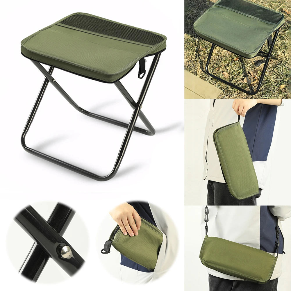 Outdoor Small Stool Lightweight Integrated Storage Chair Wear Resist