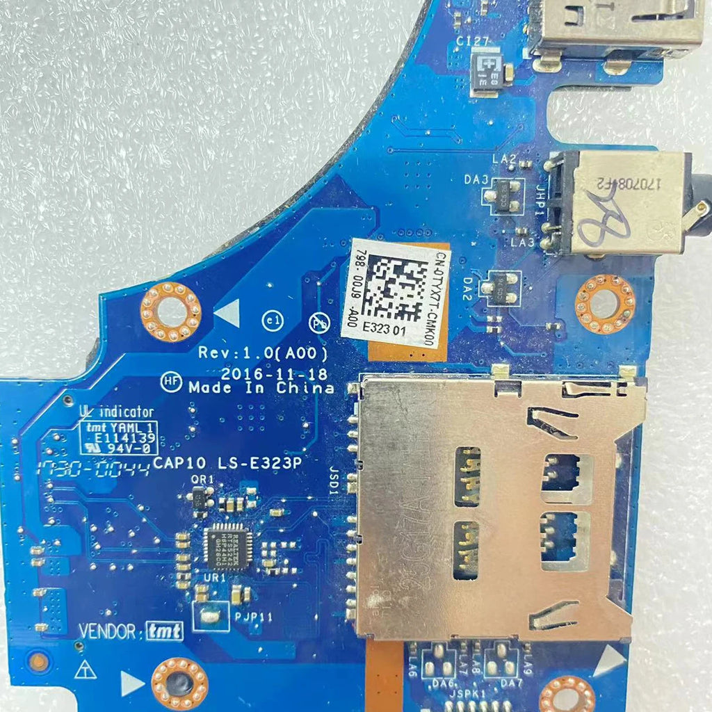 DELL Precision 7720 USB Board Audio CAP10 LS-E323P CN-0TYX7T 0TYX7T