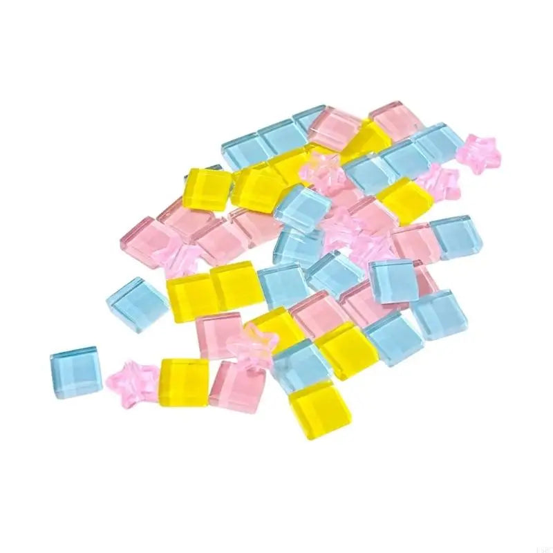 Inlaid Pattern Glass Tiles Outdoor DIY Ceramic Craft Supplies
